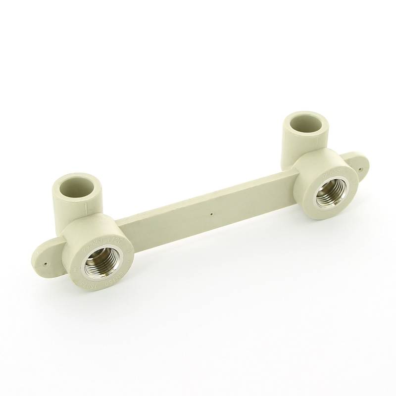 Водорозетка Heisskraft двойная 20x1/2 под гипсокартон на планке 3252020