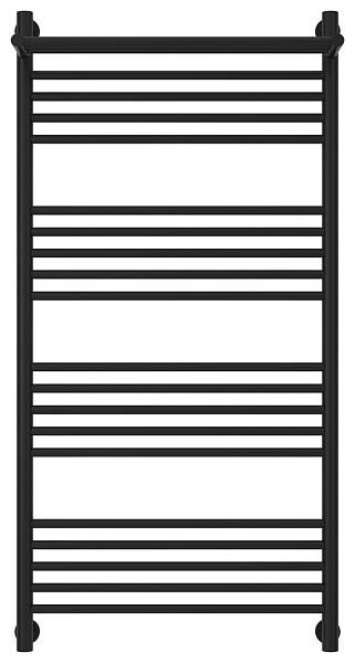 Полотенцесушитель водяной Сунержа Богема+ с 1 полкой 600x1200 мм матовый черный 31-0223-1260