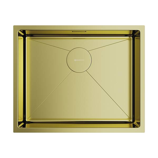 Кухонная мойка OMOIKIRI Taki 54-U/IF-LG 54x44 см светлое золото 4973093