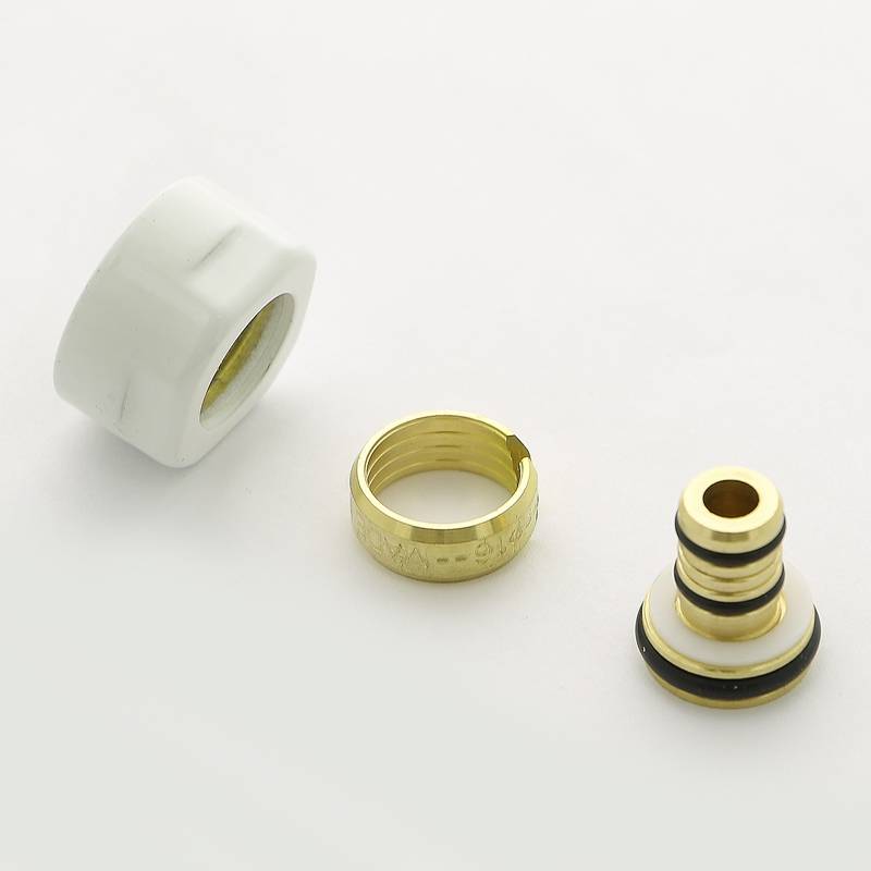 Соединитель для металлопластиковой трубы Carlo Poletti 16.2х2.6 мм белый A58513E