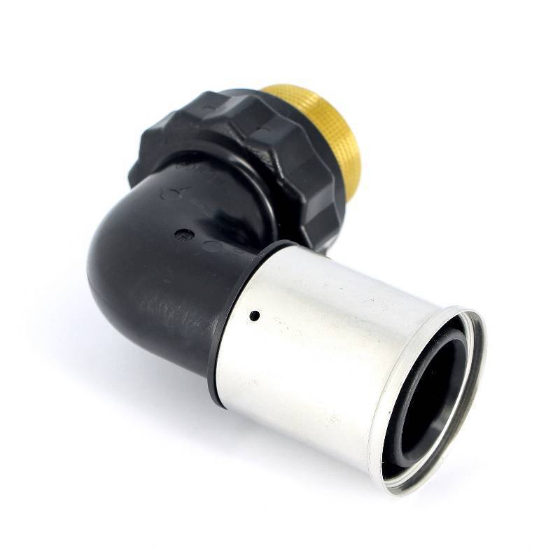 Угольник 90° пресс с наружной резьбой HENCO PVDF 50x1 1/2 5PK-5008