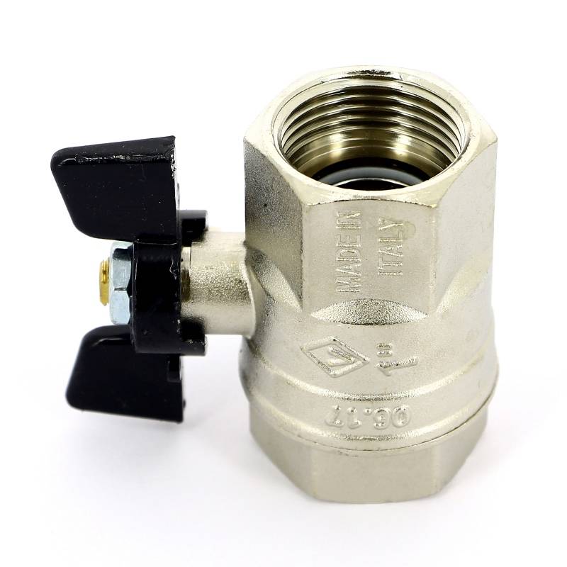 Кран шаровой Bugatti New Jersey 1 ВР-ВР бабочка 09120006