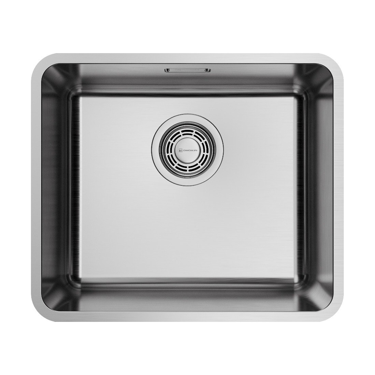 Кухонная мойка Omoikiri Omi 43-U/I Ultra Mini IN нержавеющая сталь 43x17,9 см 4997402