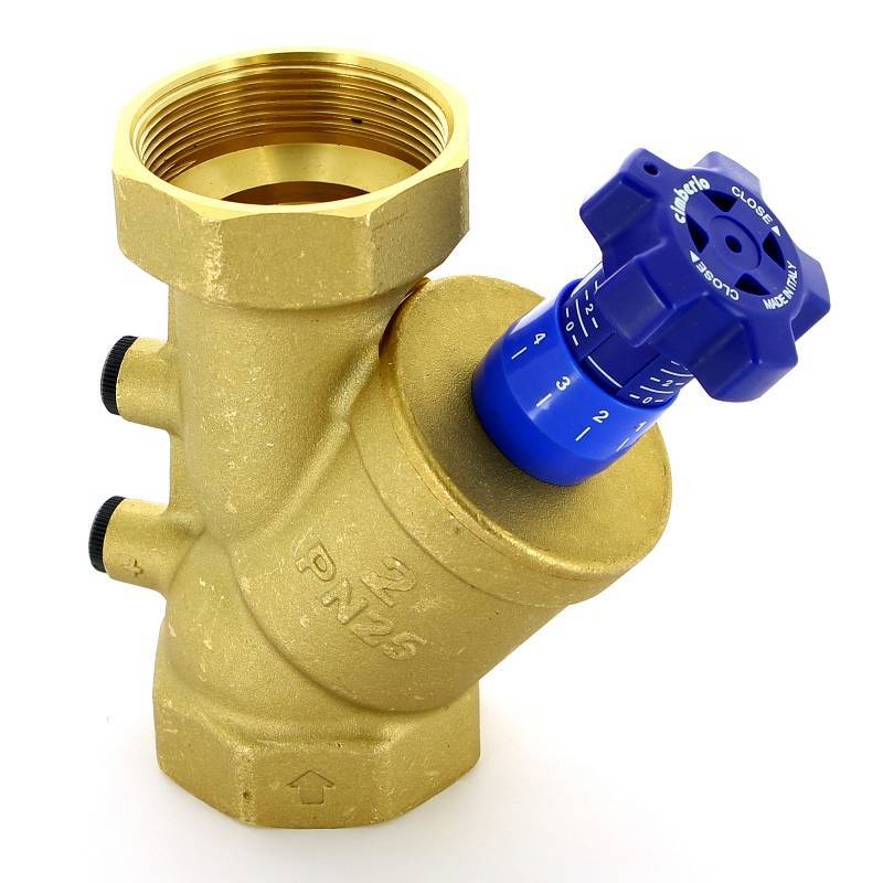 Клапан балансировочный ручной Cimberio 787OT/2R 2 ВР-ВР 787OTR/2P 2