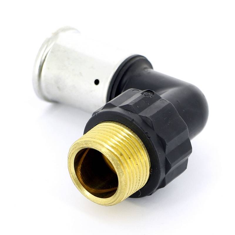 Угольник 90° пресс с наружной резьбой HENCO PVDF 32x1 5PK-3206