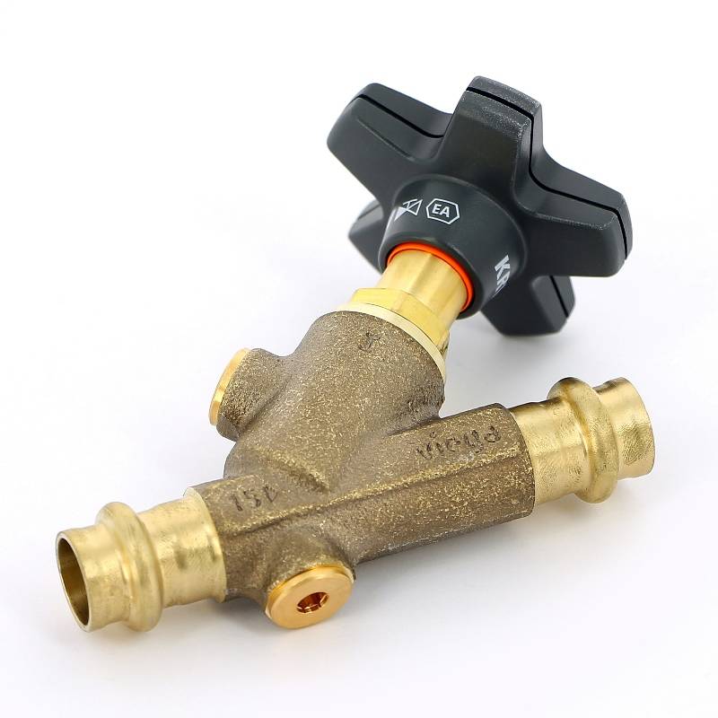 Вентиль Viega Easytop CRV пресс-соединение SC-Contur DN 15 с обратным клапаном 757199