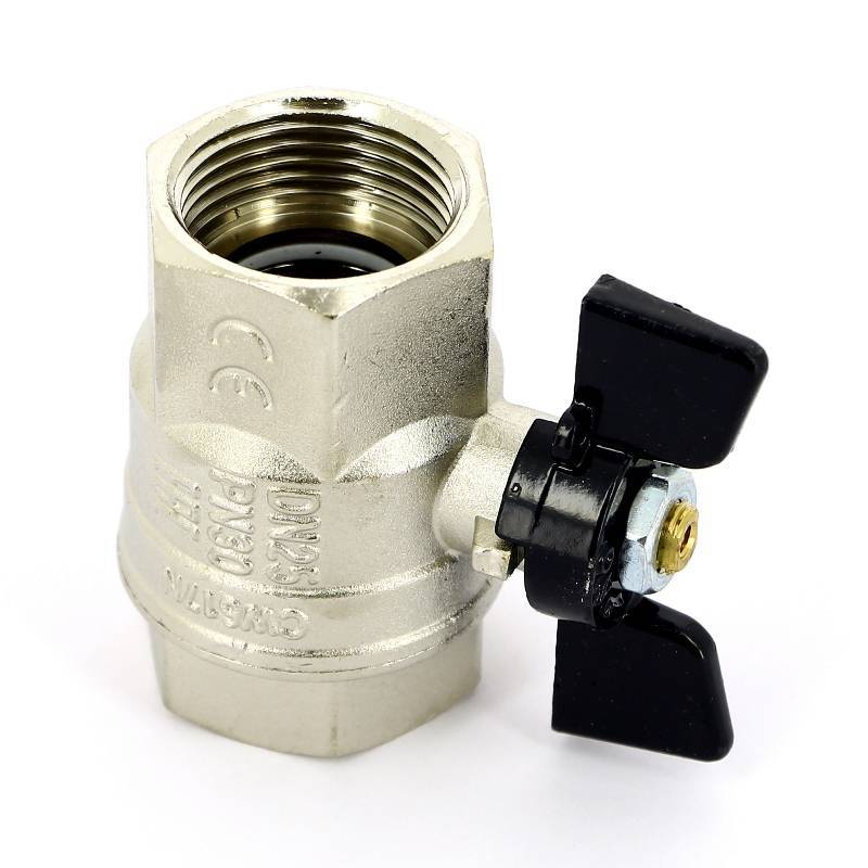 Кран шаровой Bugatti New Jersey 1 ВР-ВР бабочка 09120006