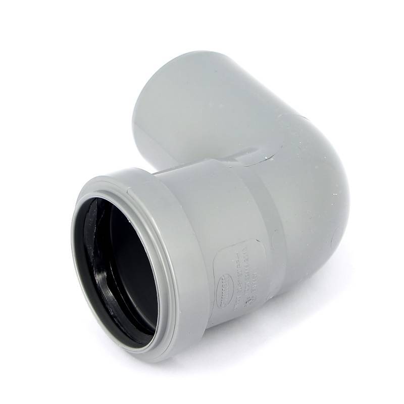 Отвод канализационный Sinikon Стандарт 50 мм 87° 504035.R