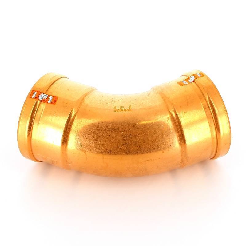 Угол пресс 45° Viega Profipress 108 мм медь 476922