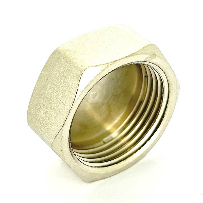 Заглушка латунная LD Pride 3/4 ВР никелированная 67.504.20