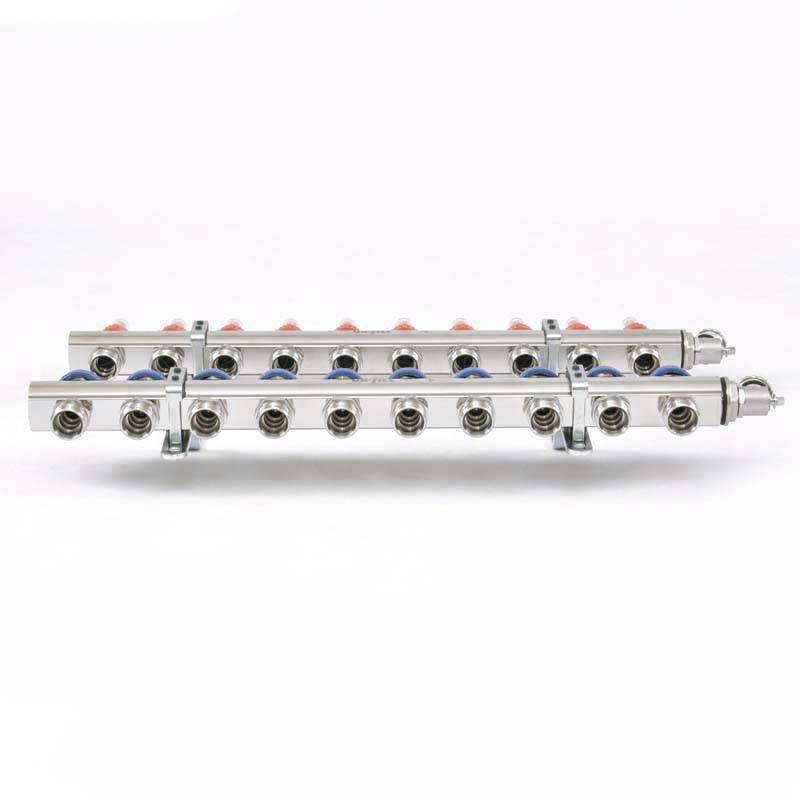 Коллекторная группа Uni-Fitt серия E 1x3/4 EK 10 выходов с расходомерами 440E4310