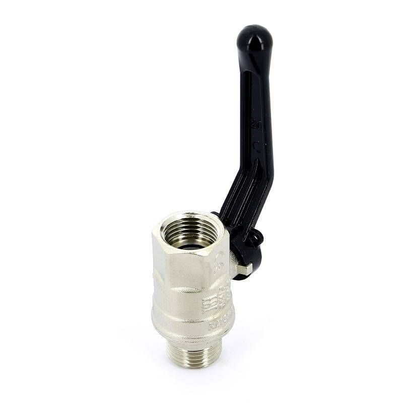 Кран шаровой Bugatti New Jersey 1/2 НР-ВР рычаг 09150003