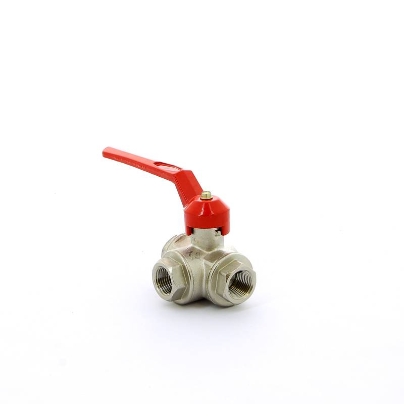 Кран шаровой трехходовой ITAP 128 T-порт рычаг 1/2 ВВ 1280012T