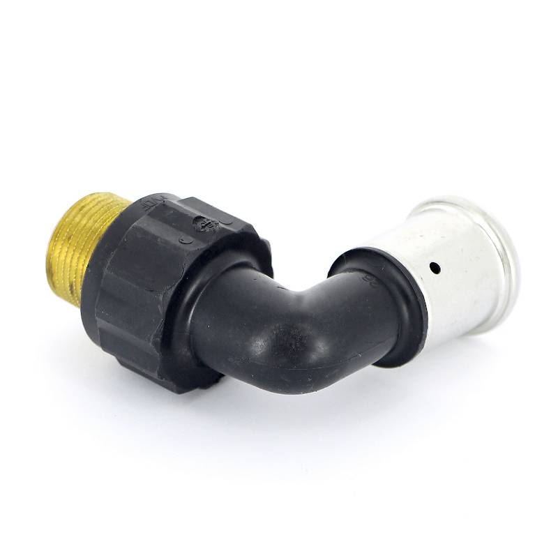 Угольник 90° пресс с наружной резьбой HENCO PVDF 26x3/4 5PK-2605