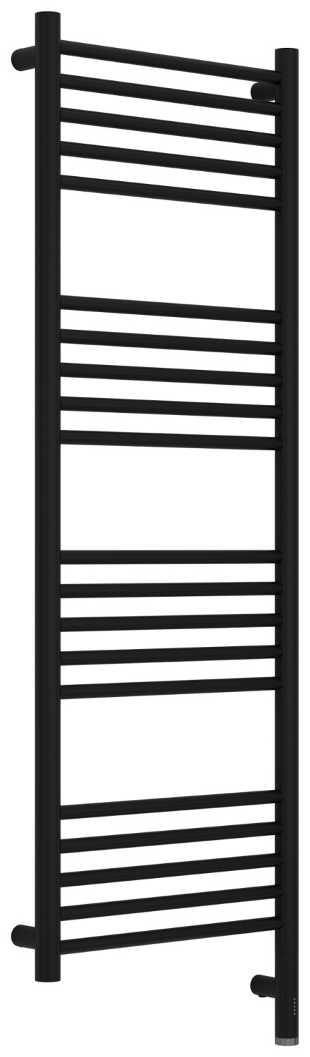 Полотенцесушитель электрический Сунержа Богема 3.1 прямая 400x1200 мм правый чёрный матовый 31-6005-1240
