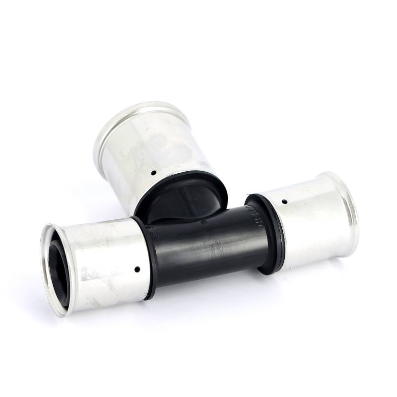 Тройник пресс PVDF Henco 40х50х40 мм 12PK-405040