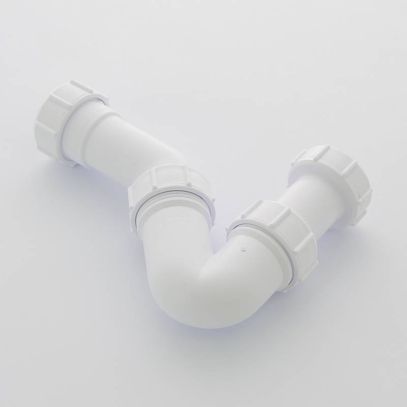 Сифон трубный McAlpine P/S-образный без выпуска регулируемый 90-145 мм MRBD2