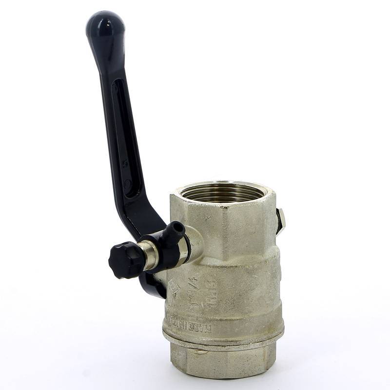 Кран шаровой Bugatti OREGON ВВ с заглушкой и дренажным вентилем рычаг 1 1/4 03300034