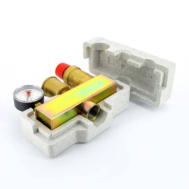 Группа безопасности котла Watts KSG 30/25 M-ISO до 200 кВт 1 3 бар сталь с теплоизоляцией 10005205