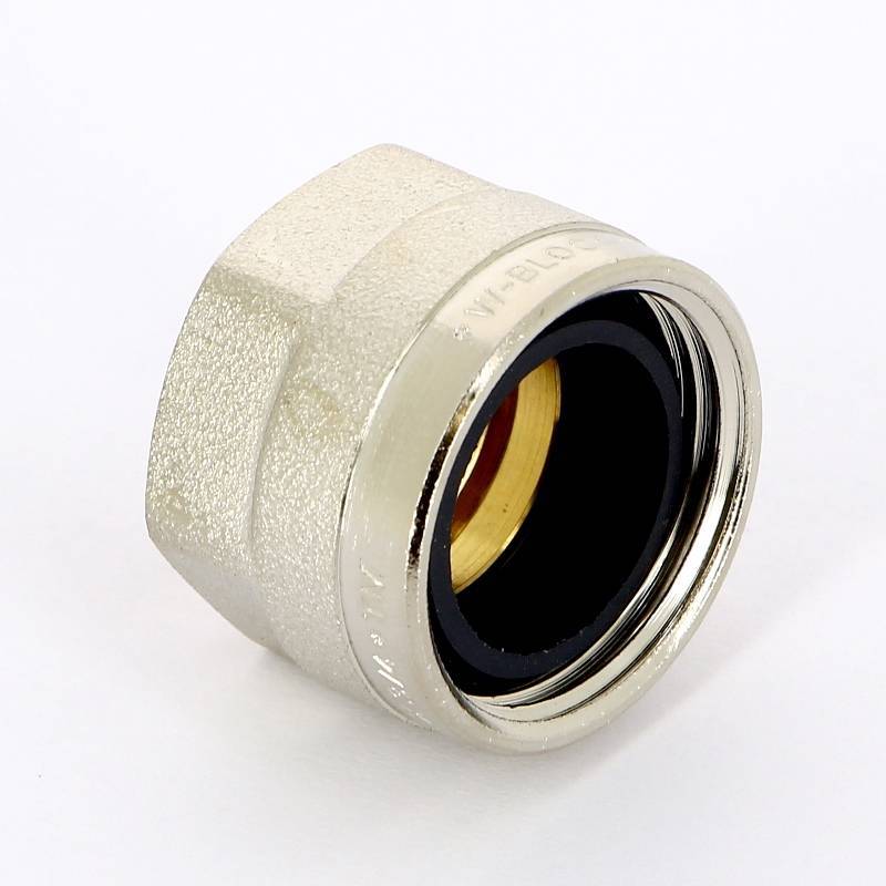 Соединитель для медных труб обжимной Tiemme Евроконус 18 мм х 3/4 1440018