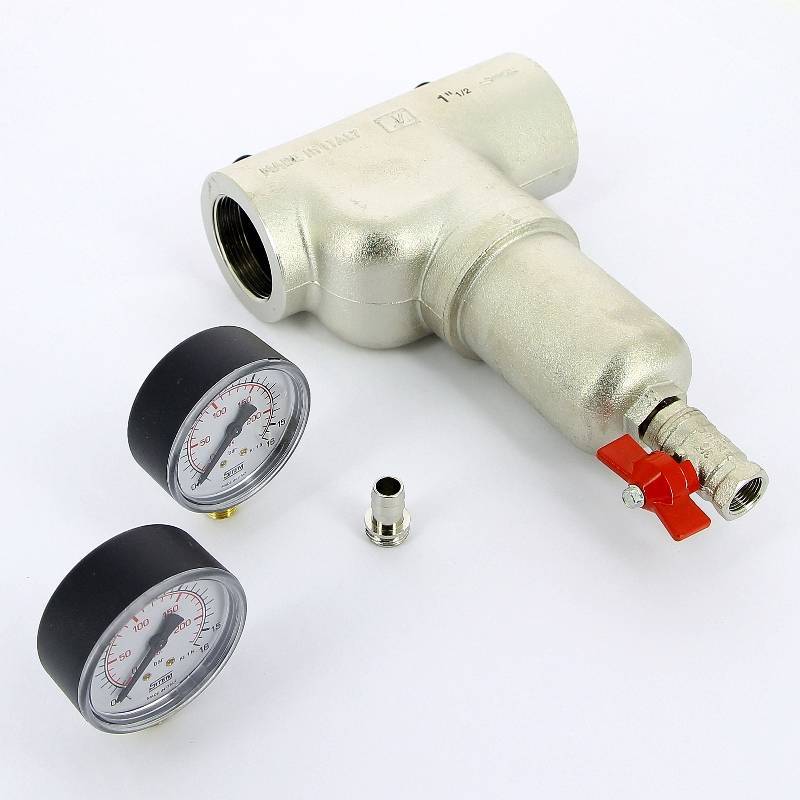 Фильтр промывной Itap 189 с двумя манометрами 1 1/2 189 1 1/2