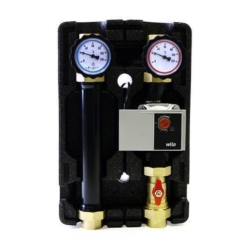 Насосная группа Uni-Fitt DN25 с насосом Wilo Yonos Para 25/6 180 RKC 490Y2500