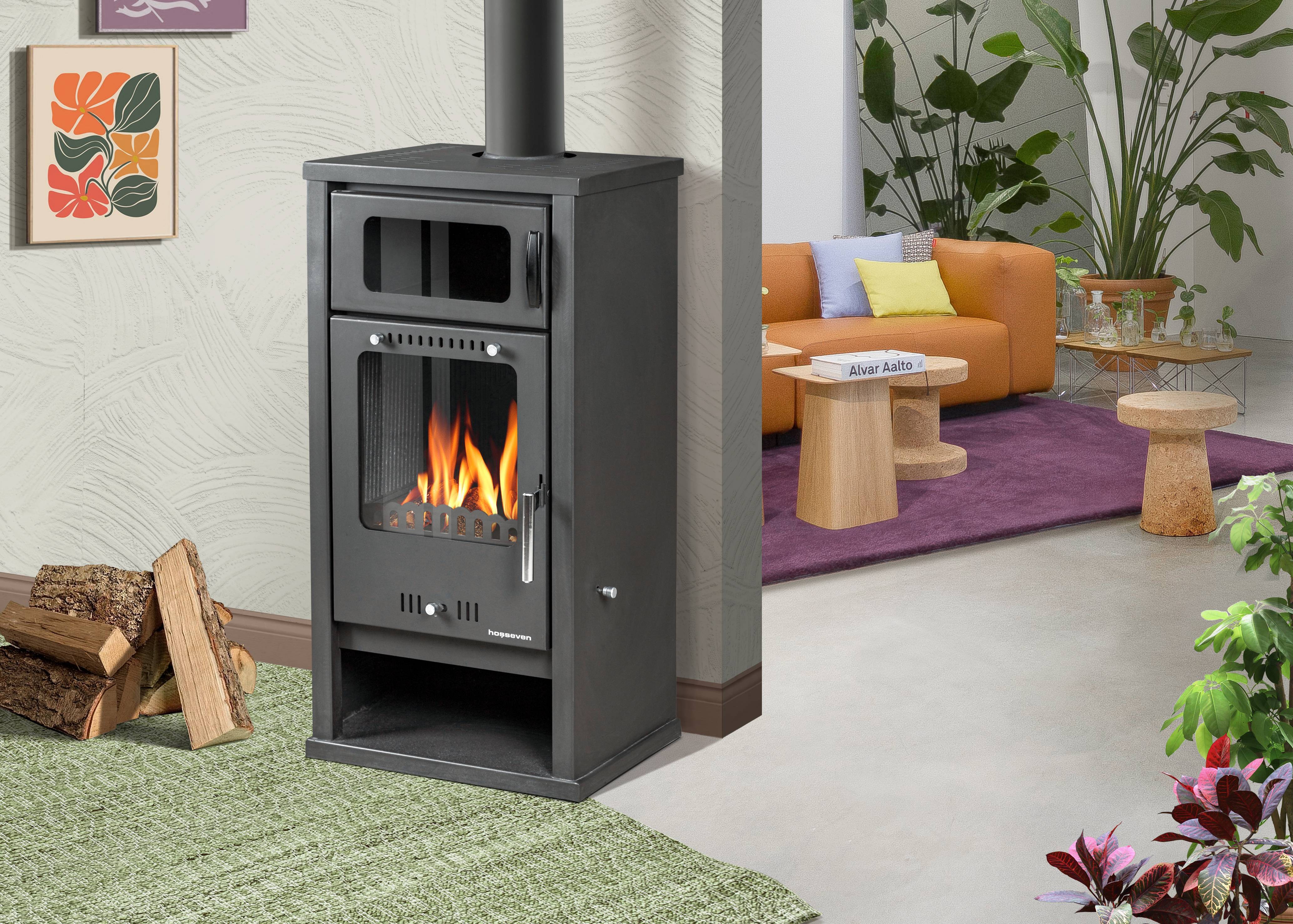 Печь-камин Hosseven TROY А5025