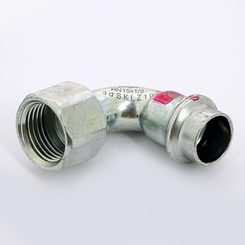 Отвод пресс-В 15 х 1/2 оцинк.сталь Prestabo SC-Contur