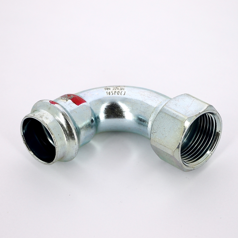 Отвод пресс-В 22 х 3/4 оцинк.сталь Prestabo SC-Contur