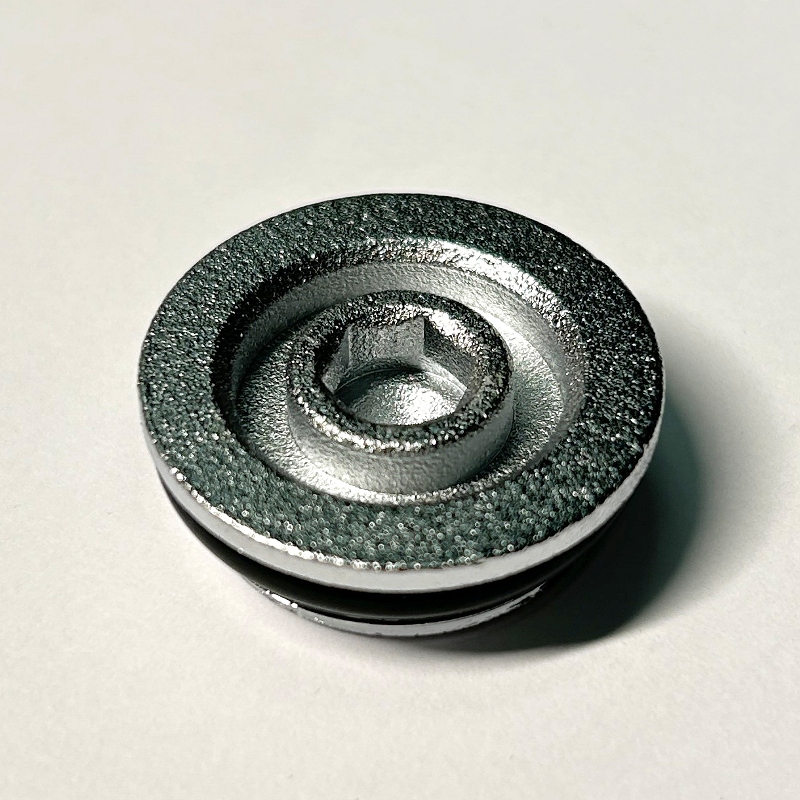 Заглушка Н 3/4 с прокладкой O-RING, хромированная