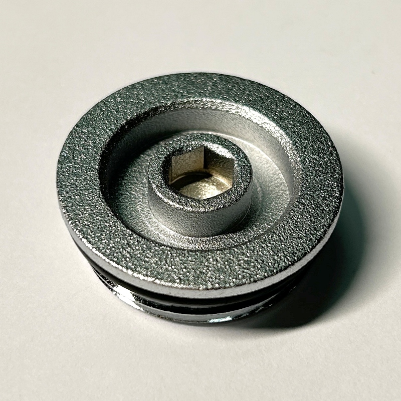 Заглушка Н 1 с прокладкой O-RING, хромированная