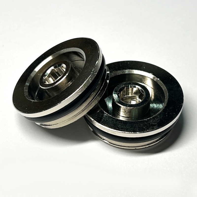 Заглушка Н 1 с прокладкой O-RING, никелированная (комплект 2 шт)