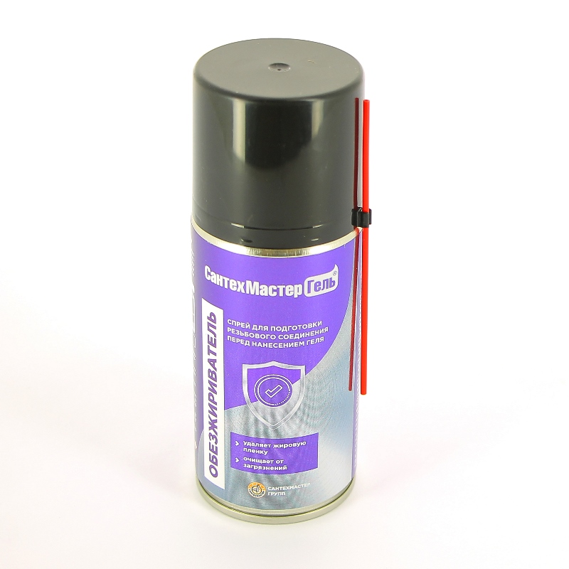 Обезжириватель Сантехмастер гель, 150 мл, баллон