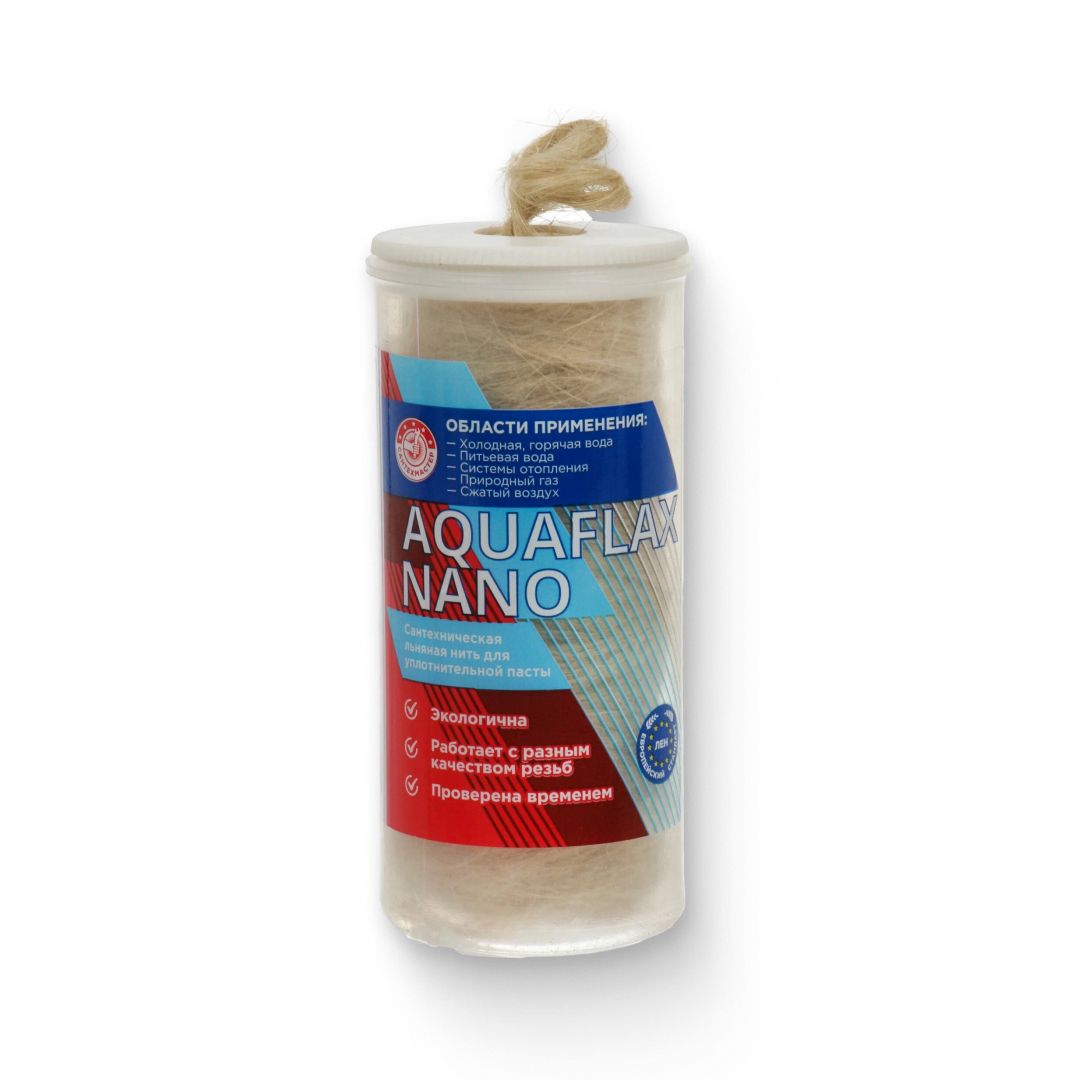 Нить сантехническая Aquaflax nano ЕВРО 80 г 61129