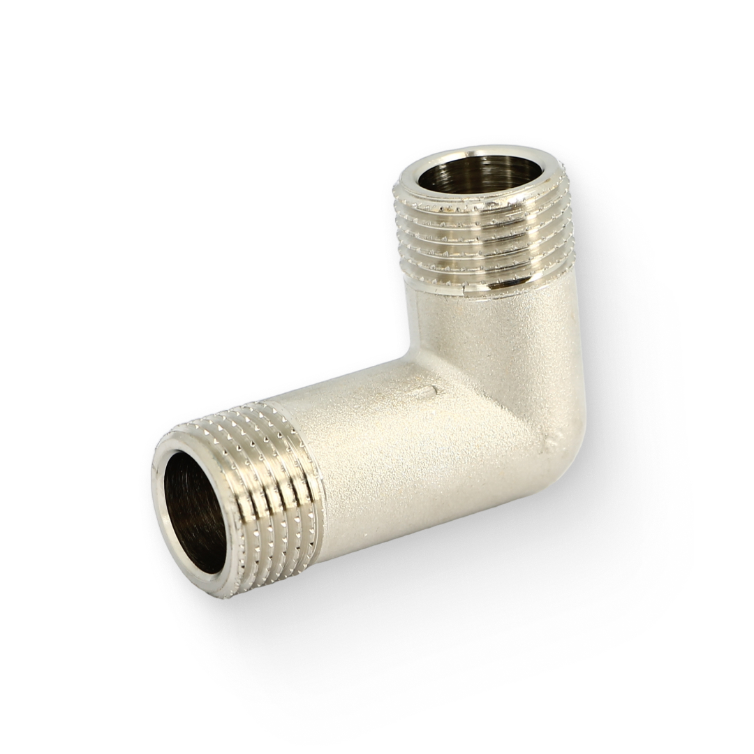 Угол 1/2 НН разносторонний, никелированный