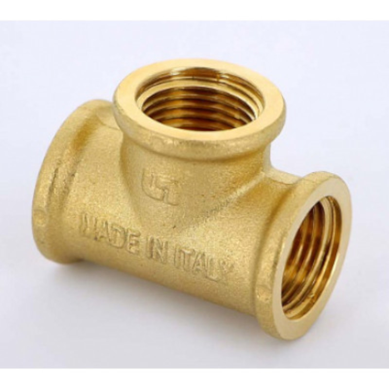 Тройник латунный STOUT 1/2 ВР 507826