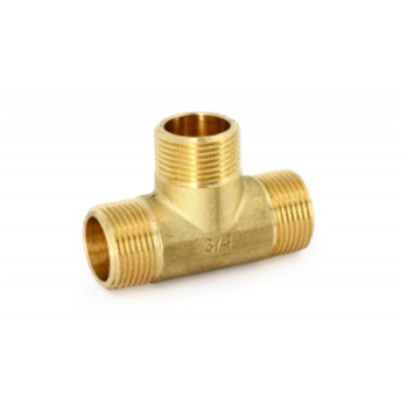Тройник STOUT 3/4 НР латунный SFT-0017-343434
