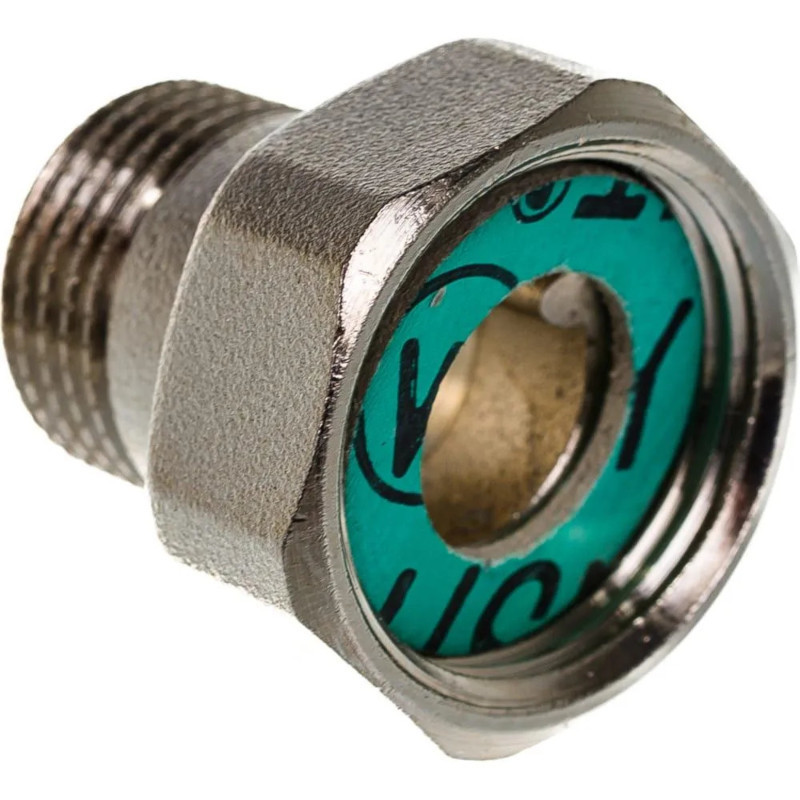 Соединение с накидной гайкой НВ Uni-Fitt 3/4 x 1 с плоской прокладкой никелированное 624N3400