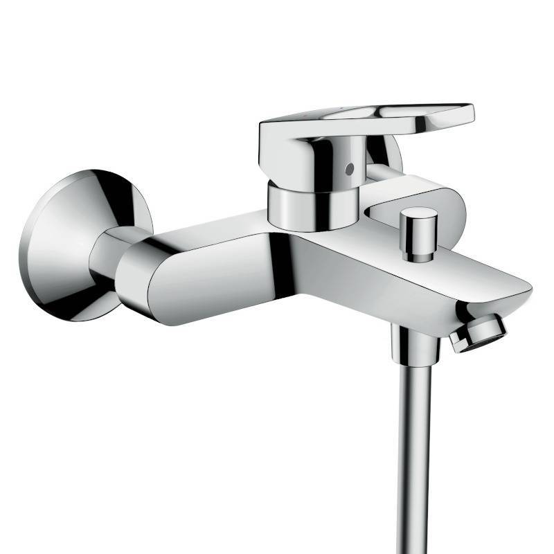 Смеситель для ванны Hansgrohe Logis Loop однорычажный настенный хром 71244000