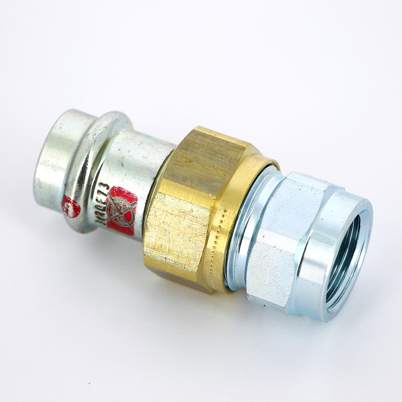 Разъемное соединение пресс-В 18х1/2' с плоской прокладкой нелегир.сталь Prestabo SC-Contur