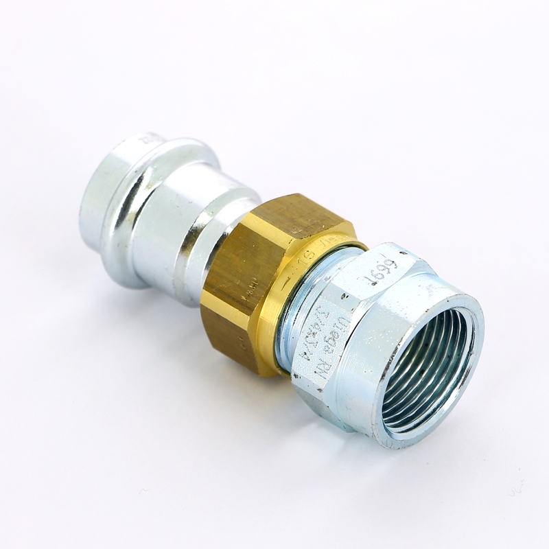 Разъемное соединение пресс-В 22х3/4 с плоской прокладкой нелегир. сталь Prestabo SC-Contur