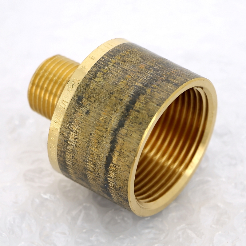 Переходник круглый НВ 1/2 x 11/4 бронза