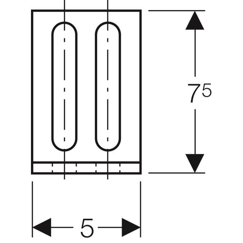 Кронштейн Geberit GIS монтажный 461.002.00.1