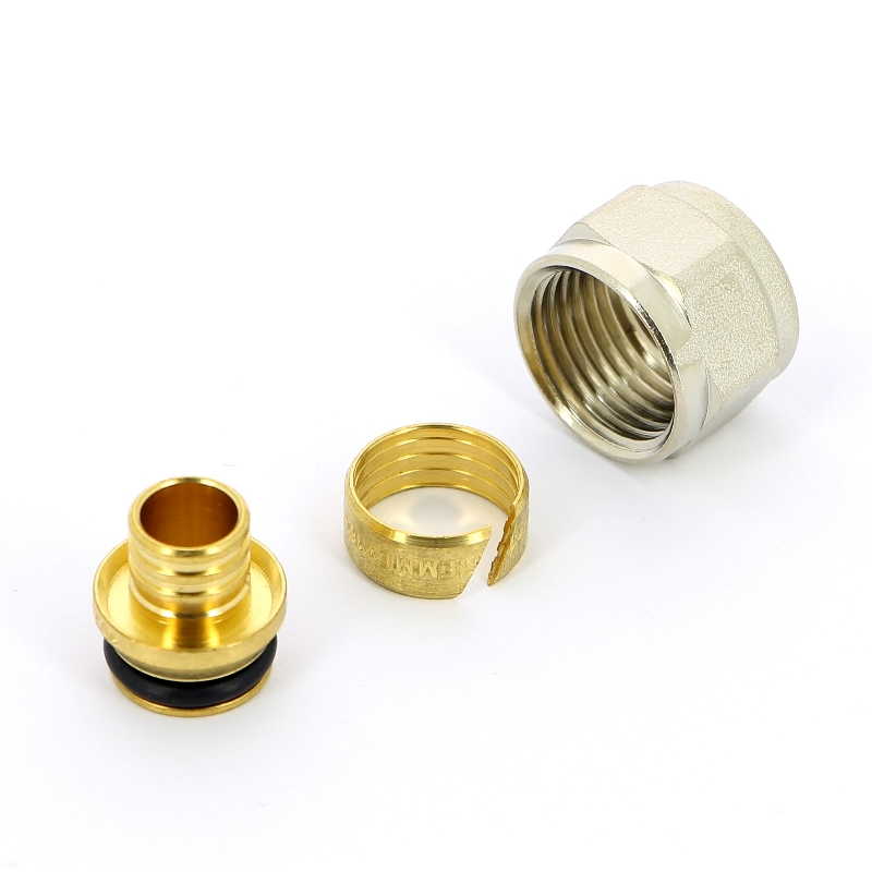 Соединитель обжим-В 16(2.0) х 1/2 для полиэт. труб, для коллекторов 410N