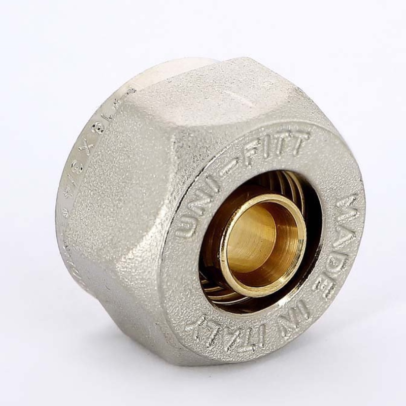 Соединитель обжим-В 17(2.0) х 3/4 ЕК, для полиэтиленовых труб