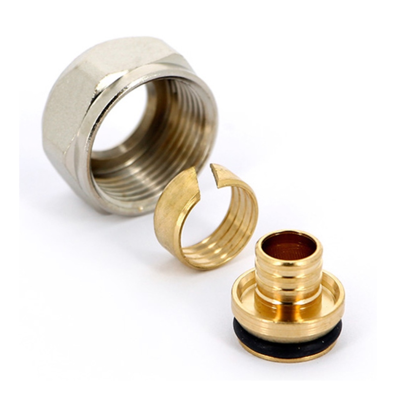 Соединитель обжим-В 16(2.2) х 1/2 для полиэт. труб, для коллекторов 410N