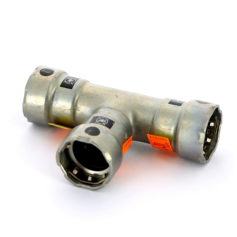 Тройник пресс 1/2'x1/2'x1/2' нелегир. оцинк.сталь Megapress SC-Contur