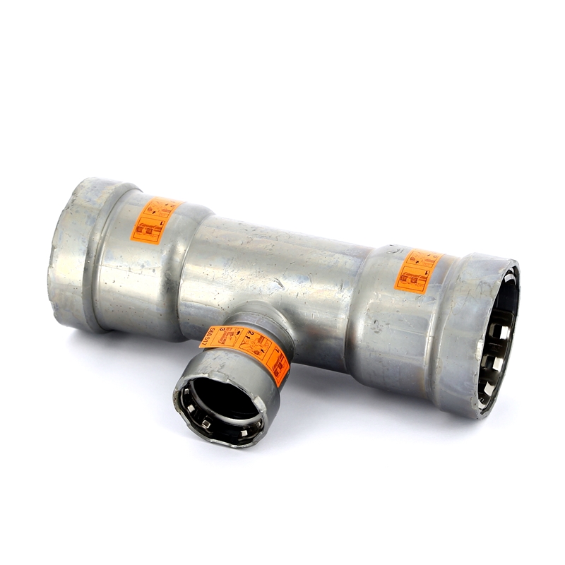 Тройник пресс 1'1/2x3/4'x1'1/2 нелегир. оцинк.сталь Megapress SC-Contur