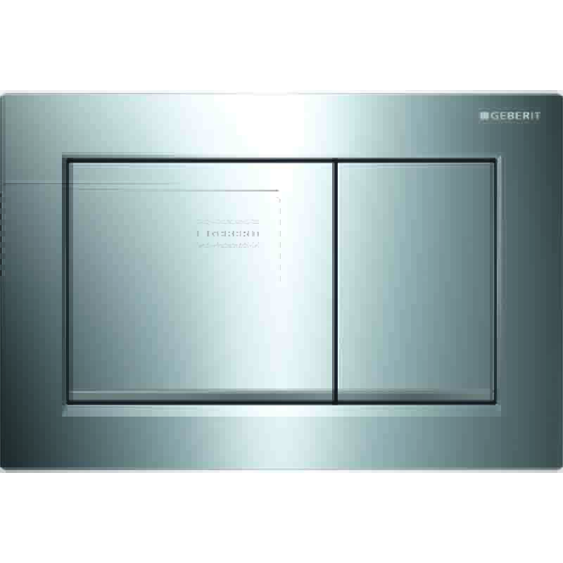 Кнопка смыва Geberit Omega20 глянцевый хром/матовый хром 115.085.KH.1