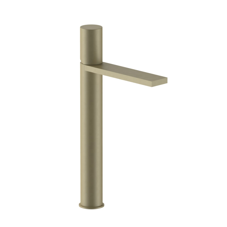 Смеситель для раковины Fantini Milano высокий Matt British Gold PVD 31P63006WF
